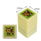 Ganaha Yoko Stamp with Built-in Ink - Cat
