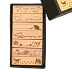 Avec Amour Border Stamp Set - Cats