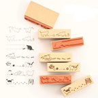 Avec Amour Border Stamp Set - Cats