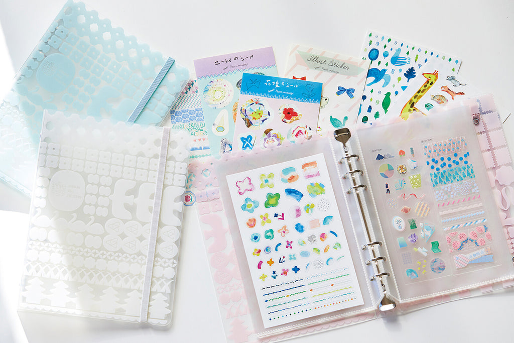 Otona Sticker Album - Pink / White