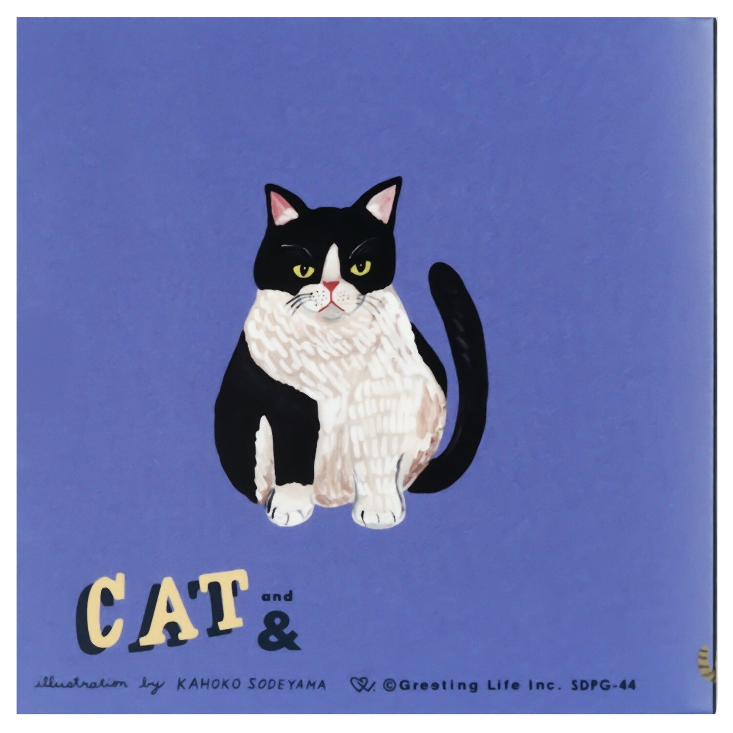 Kahoko Sodeyama Book Shaped Fusen - Cats