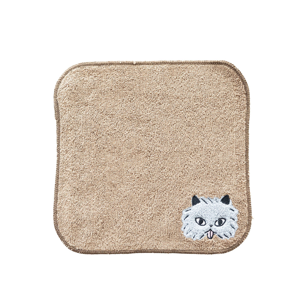 Yamabatosha (山鳩舎) 刺繡貓貓毛巾 - Fuwa