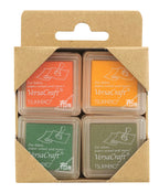 Tsukineko VersaCraft Ink Pad Set of 4 - Six Colour Combo's
