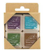 Tsukineko VersaCraft Ink Pad Set of 4 - Six Colour Combo's