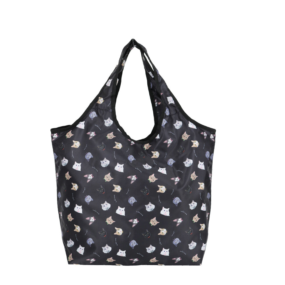 UCHINOKOKAMO Light-weight foldable bag - Cats/Large (3 Colours)
