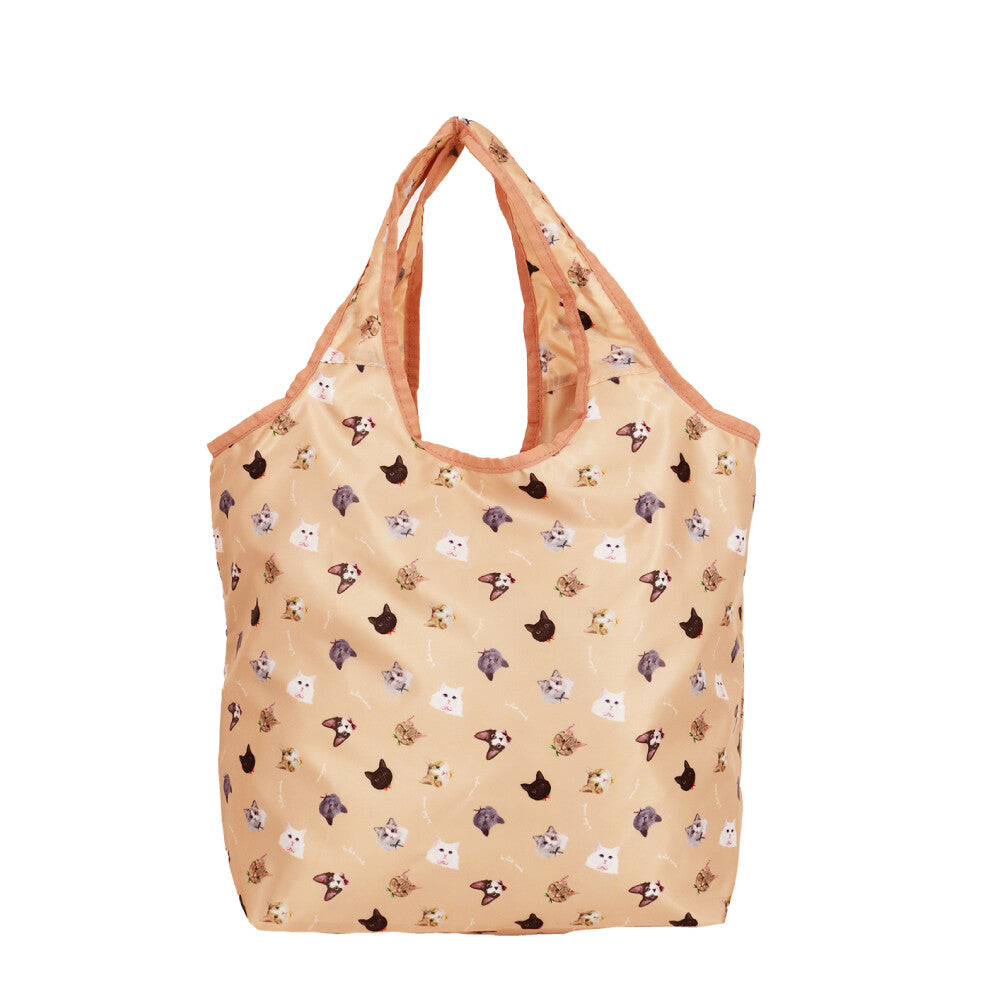 UCHINOKOKAMO Light-weight foldable bag - Cats/Large (3 Colours)
