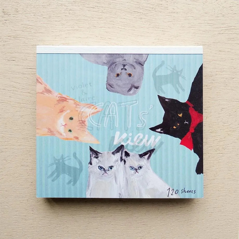 Sumire Taya 多屋澄礼 Memo Pad - Cat's View
