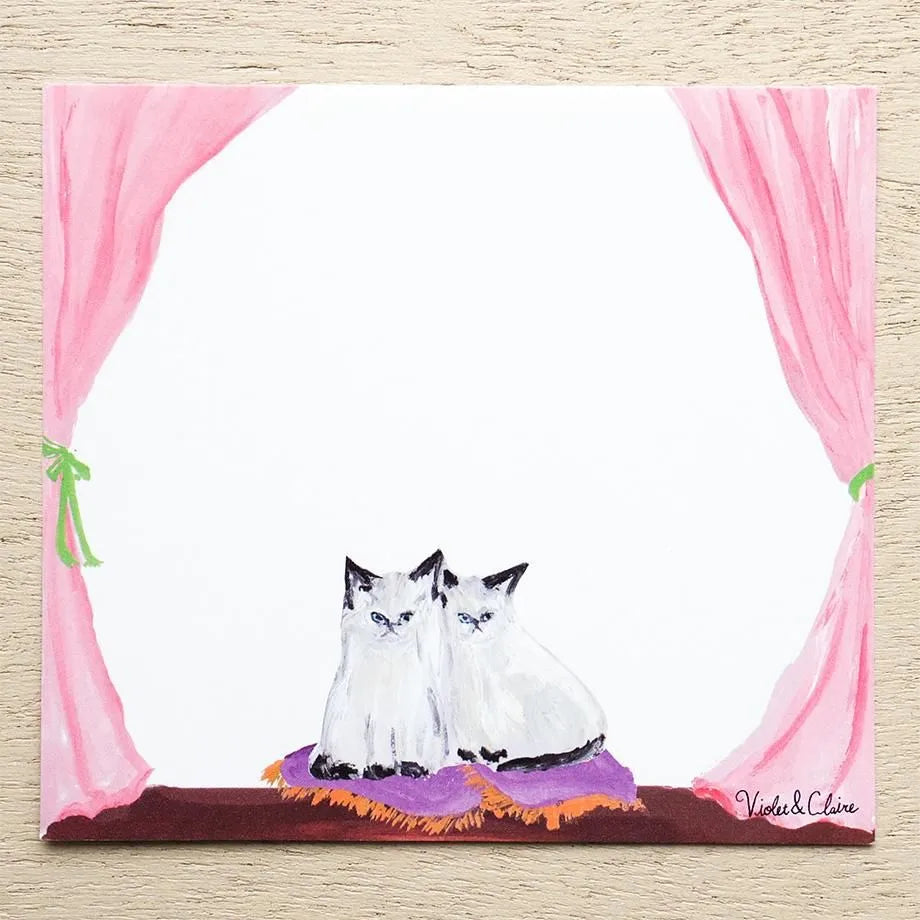 Sumire Taya 多屋澄礼 Memo Pad - Cat's View