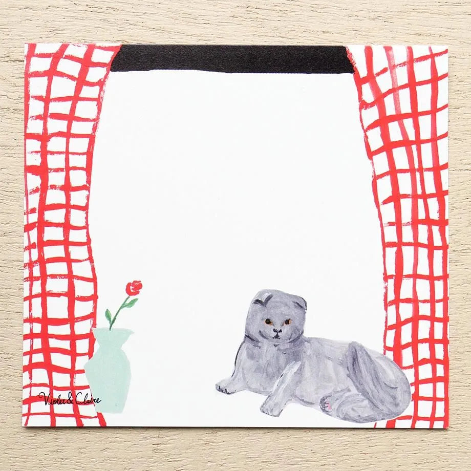 Sumire Taya 多屋澄礼 Memo Pad - Cat's View