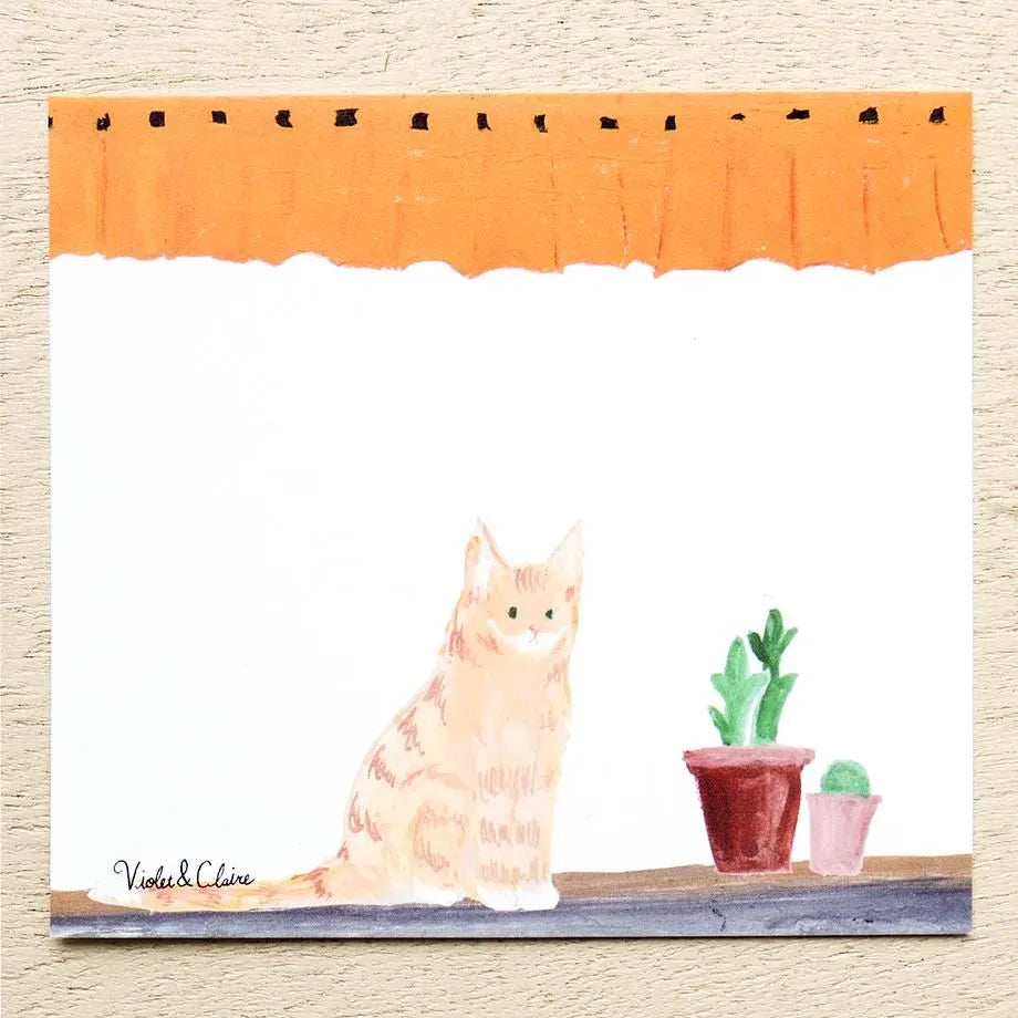 Sumire Taya 多屋澄礼 Memo Pad - Cat's View