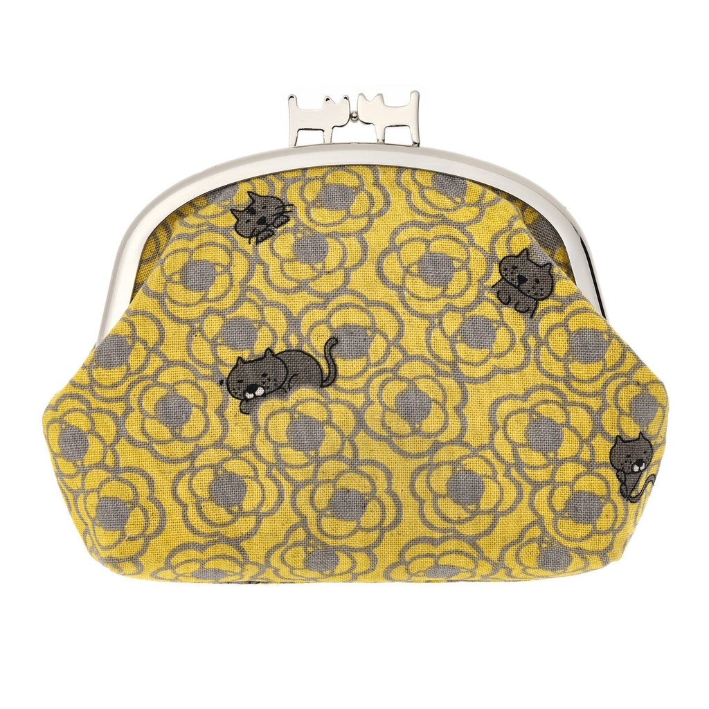 B-andyu Gamaguchi Purse 貓貓啪啪荷包仔 - Yellow