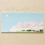 Yuko Omori 大森木綿子 Ippitsusen Notepaper 一筆箋 - Sakura
