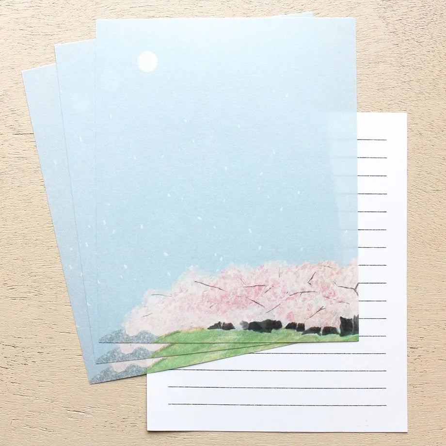 Yuko Omori 大森木綿子 Letter Set - Sakura 櫻花
