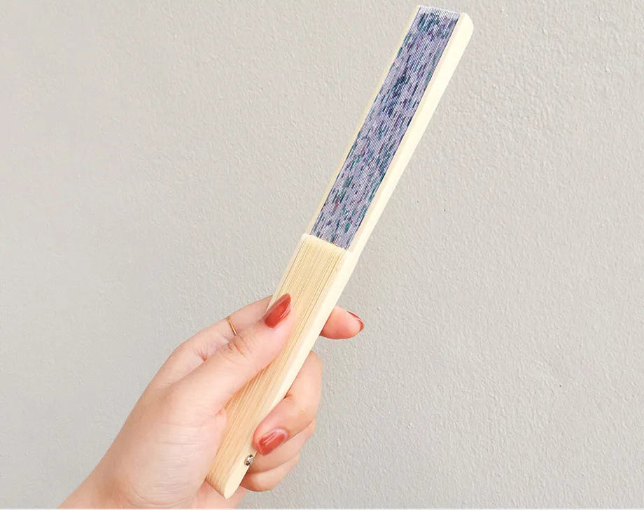Yuko Omori 大森木綿子 Folding Fan - Myrtles