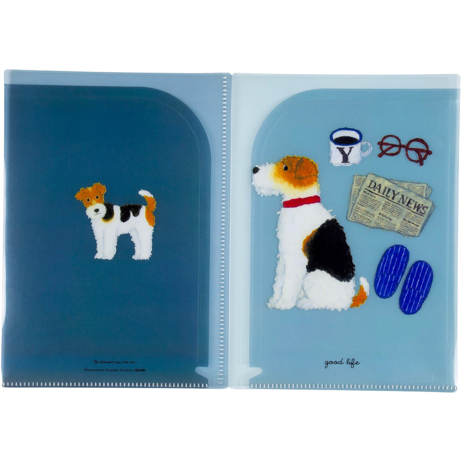 Yusuke Yonezu A5 6-Pocket Plastic Folder - Dog