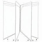 Yusuke Yonezu A5 6-pocket Plastic Folder - Cat