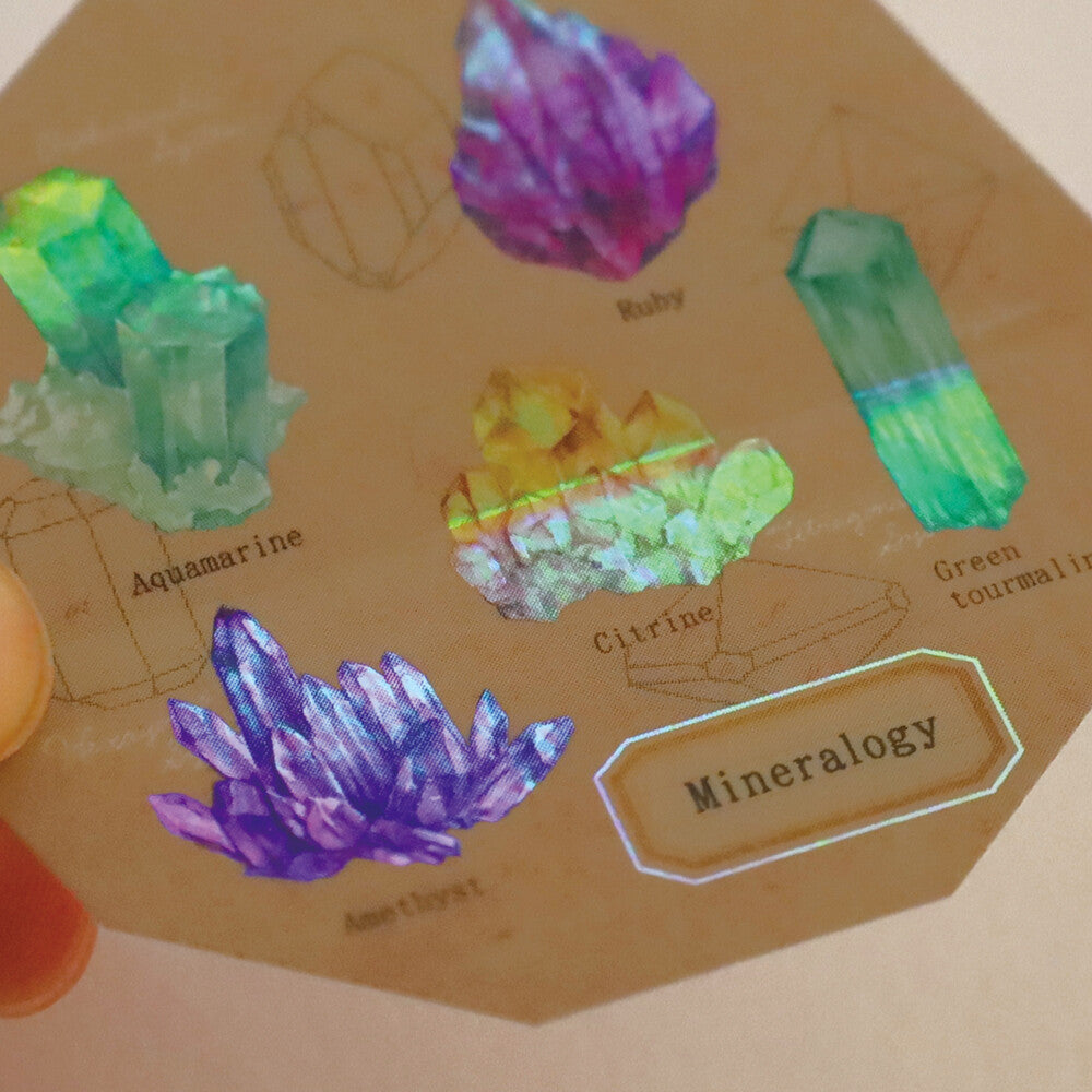 <Study Holic> Aurora Sticker - Mineralogy 鉱物学