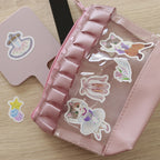 Yusa Shimoda Washable Stickers - Flower & Cat / Ballet & Cat