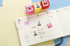 Yumi Kitagishi 北岸由美 Push-Button Stamps - 3 designs