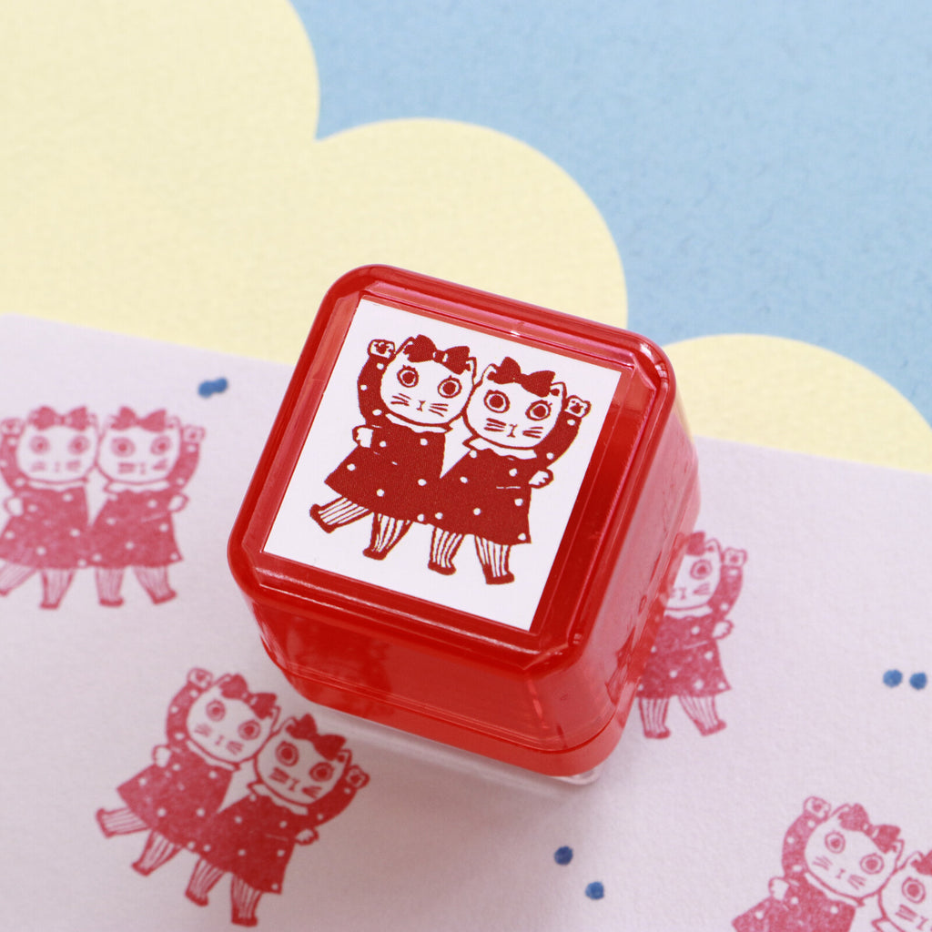 Yumi Kitagishi 北岸由美 Push-Button Stamps - 3 designs