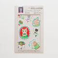 Yusa Shimoda Washable Stickers - Flower & Cat / Ballet & Cat