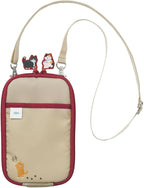 LIHIT LAB Cat Scene Crossbody Bag - Beige & Grey