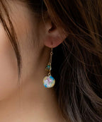 MUK Flower & Dragonfly Earrings