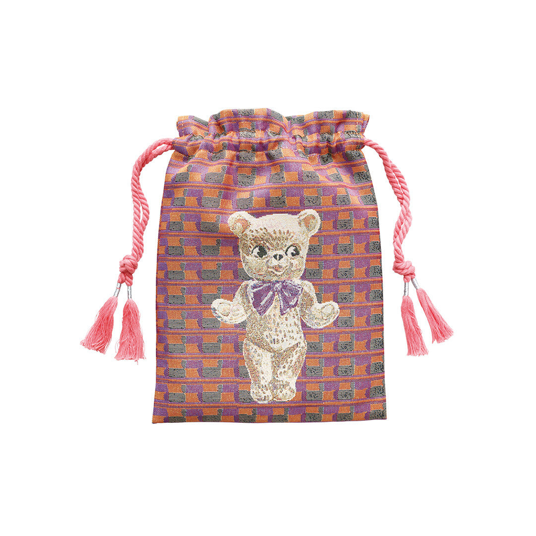 Nathalie Lete Drawstring bag - 5 designs including cats, dog & bear bear