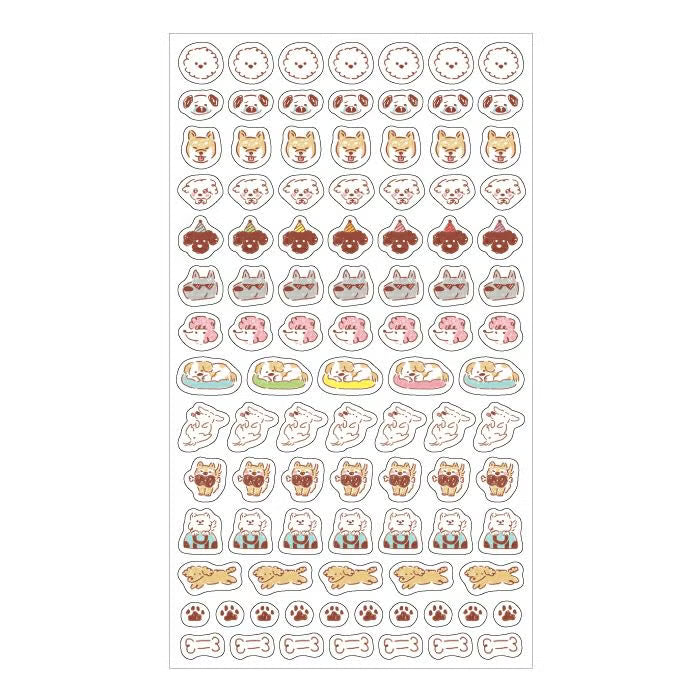 Furukawa Shiko 古川紙工 Watashi Biyori Daily Seal - 4 Designs (Cats & Dogs)