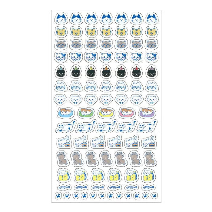Furukawa Shiko 古川紙工 Watashi Biyori Daily Seal - 4 Designs (Cats & Dogs)