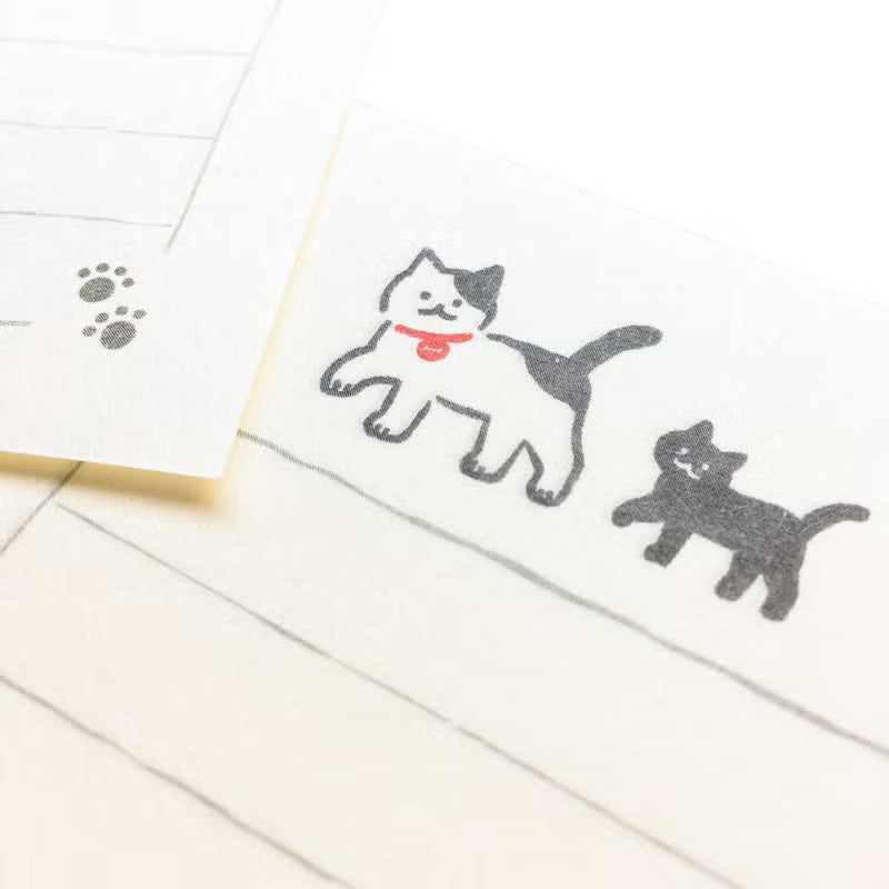 Furukawa Shiko 古川紙工 Mini Letter Set - Cat