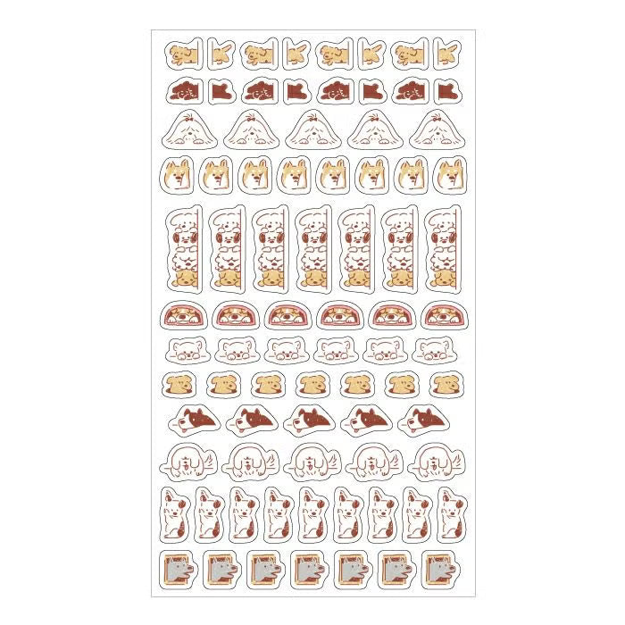 Furukawa Shiko 古川紙工 Watashi Biyori Daily Seal - 4 Designs (Cats & Dogs)