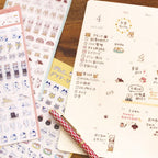 Furukawa Shiko 古川紙工 Watashi Biyori Daily Seal - 4 Designs (Cats & Dogs)