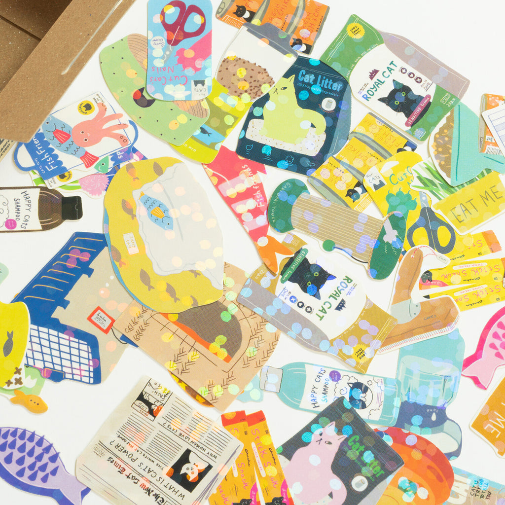 Haco Hologram Stickers - Cat Supplies