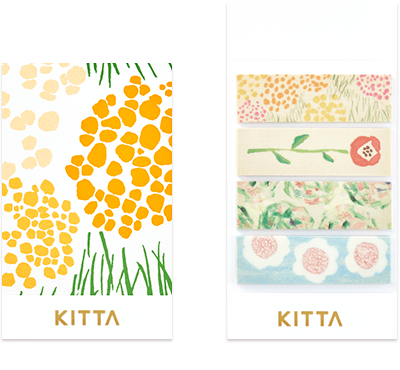 KITTA Washi Tape - Flower 2