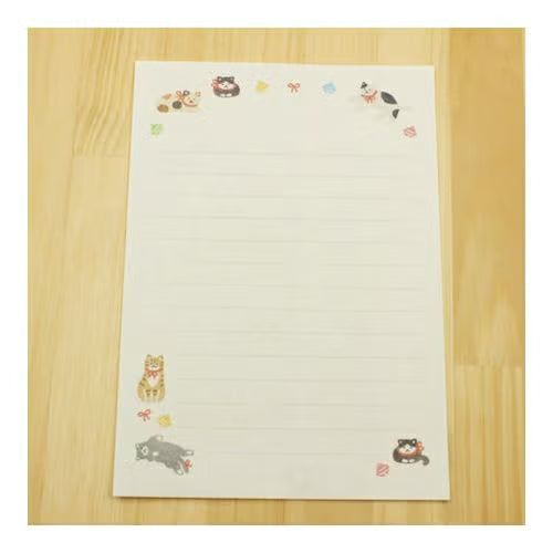 Furukawa Shiko 古川紙工 Letter Set - Cat and Bell