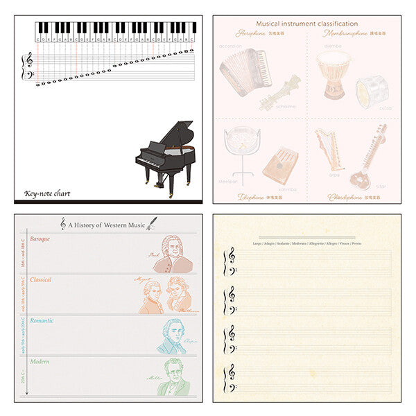 <Study Holic> Memo Pad - Musicology 音楽学