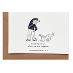 Best Friends Thank you Mini Card - dog