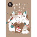 Postcard / Birthday Card - Dogs