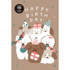 Postcard / Birthday Card - Dogs