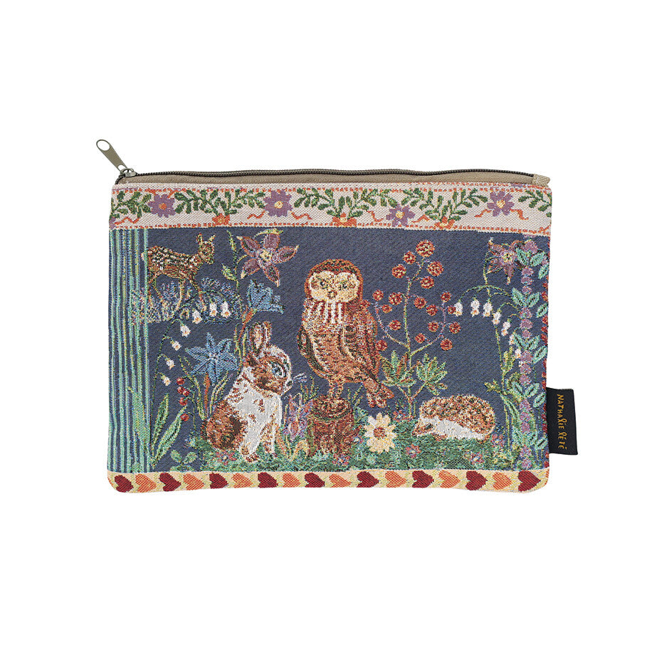 Nathalie Lete Zip-up Pouch - Owl