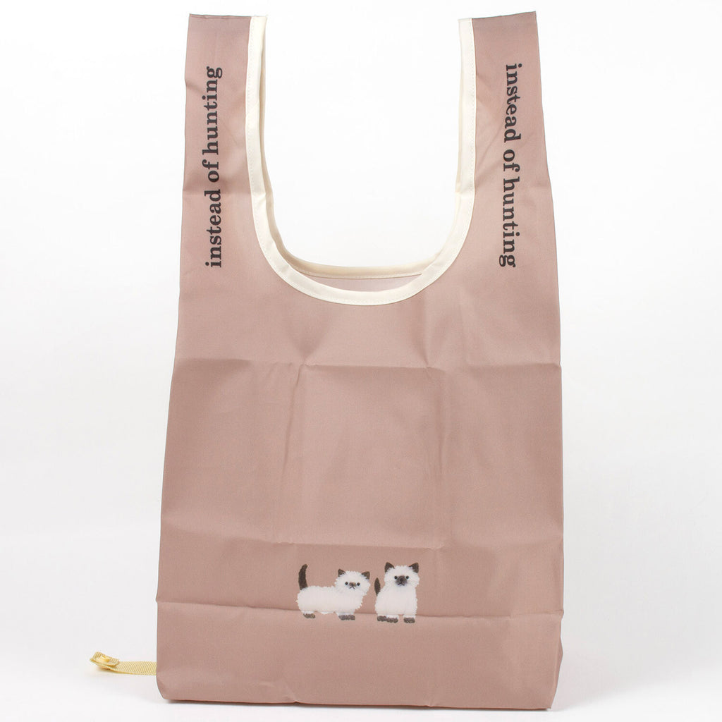 Yusuke Yonezu Eco Bag with Bottom Plate - Cat