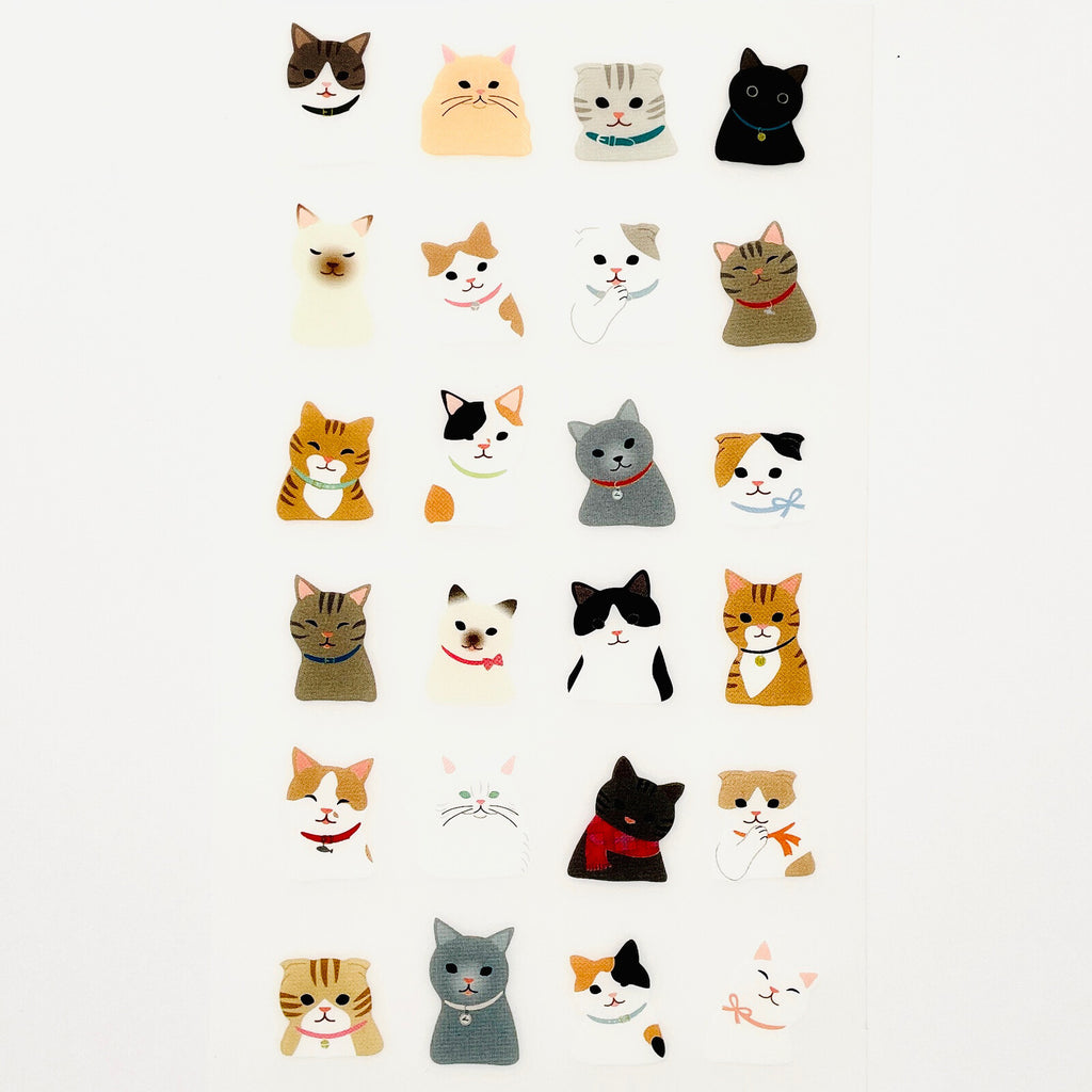 Die-cut cat stickers