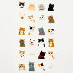 Die-cut cat stickers